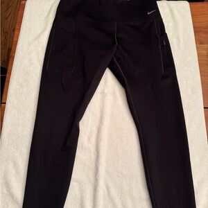 Nike Black Dri-FIT, women’s leggings with Reflective Logo. Great condition.